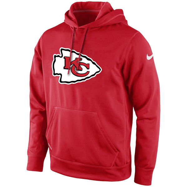 Men Kansas City Chiefs Nike KO Logo Essential Hoodie Red
